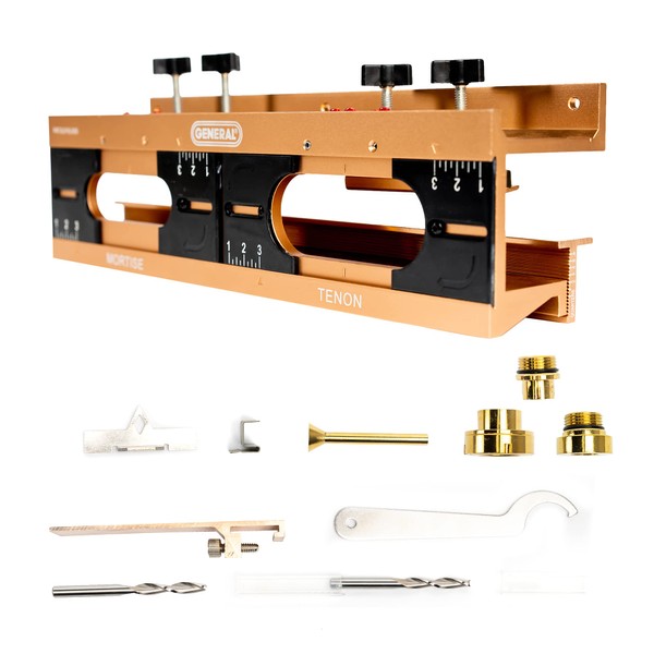 General Tools Mortise and Tenon Jig - Drill Template Set