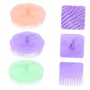 Mikinona 8pcs Ergonomic Hair Scalp Massager Brush Comfortable Shampoo Scrubber