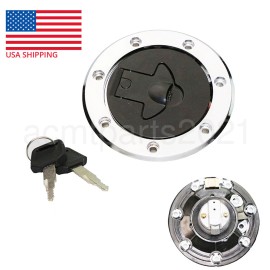 Unbranded Motorcycle Bike Fuel Gas Cap For Kawasaki Ninja 250/250R 1988 - 2007 01 02 03 04