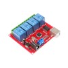 NOYITO 4-Channel 12V Computer USB Control Switch Relay Module Drive-Free