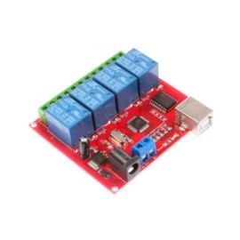 NOYITO 4-Channel 12V Computer USB Control Switch Relay Module Drive-Free Relay Module Plug and Play Suitable for PC Smart Controller