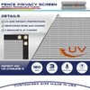 Windscreen4less Fence Privacy Screen 7' x 20' Heavy Duty Windscreen