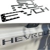 Tailgate Insert Letters compatible With Silverado 2019-2025 Black American Flag
