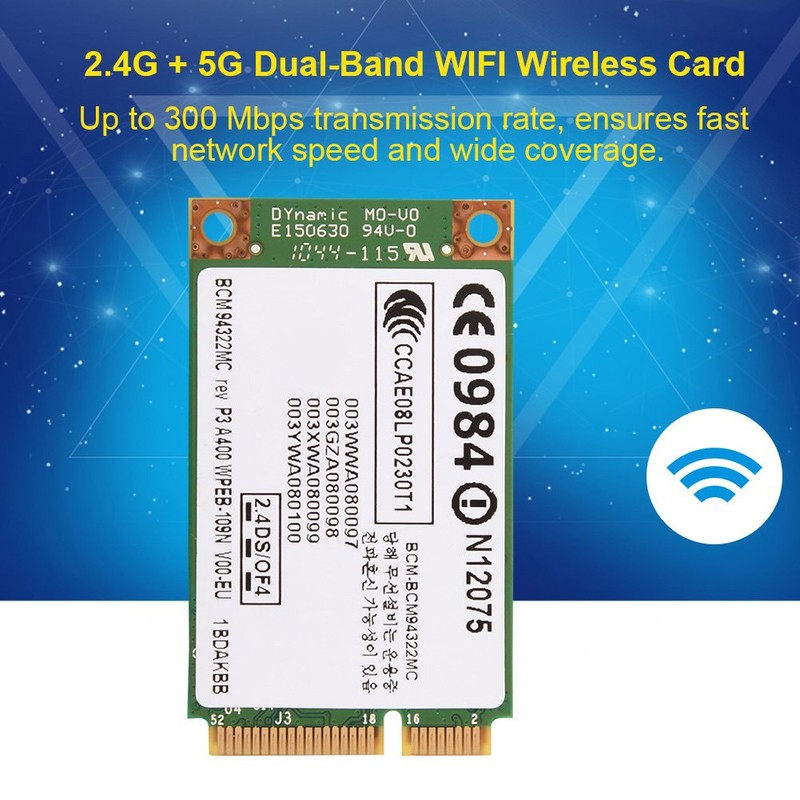 Wireless PCI-E WiFi Network Card, Professional Premium 2.4G + 5G