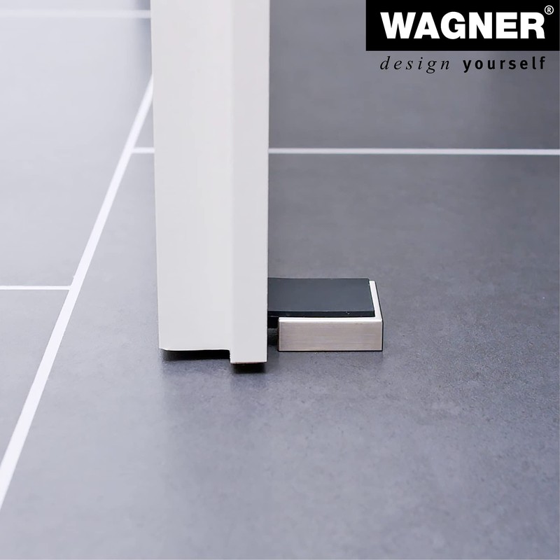 WAGNER Designer Floor & Wall Door Stopper Screw or Glue