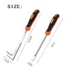 Grout Scraper Weeder 2-Piece Garden Hand Weeder with Handle, Manual