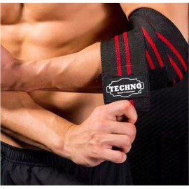 Techno Vendas Para Codos Elásticas Gym Pesas Crossfit (2 Vendas)