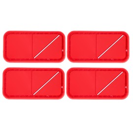 jojofuny 4pcs Replaceable Blood Type Patches Hook and Loop Clothes Patches for Emergency Identification Lightweight and Easy to Use for Outdoor Sports and Wilderness Exploration