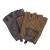 Adapter Universe Driver's Gloves Retro Vintage Leather Fingerless Driving Gloves