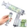 Set of 2 financial syringes, money injector, money gift, liquidity