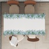 Tablecloth 152 x 213cm Rectangular, Eucalyptus Floral Table Cover for