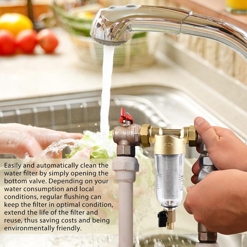WIYETY Water Filter Reusable 1 Inch, Tap Water Filter Water,