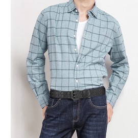 Drizzte Rivet Belt Plus Size 110-170 cm Fabric Belt Unisex Black Belt Men and Women, black