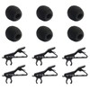 AUGSUN 18Pcs Lapel Microphone Clips Replacement Kit, 6Pcs Lavalier Mic