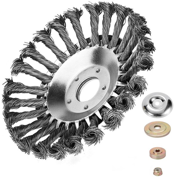8 inch Steel Wire Trimmer Head, Unbreakable Weed Eater Head,