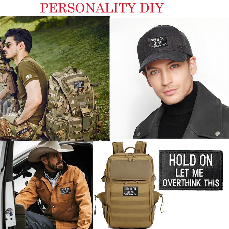 Hold On Let Me Overthink This Morale Patch - Hook