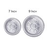 (60 Pack) Premium 7-Inch Round Foil Pans with Board Lids