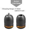 Mesee 2-13mm Capacity Keyless Drill Chuck, Mount 1/2-20UNF Quick Release