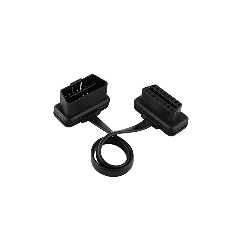 Auto Diagnosekabel, Akozon 16 Poliger Stecker auf Buchse OBD2 OBD