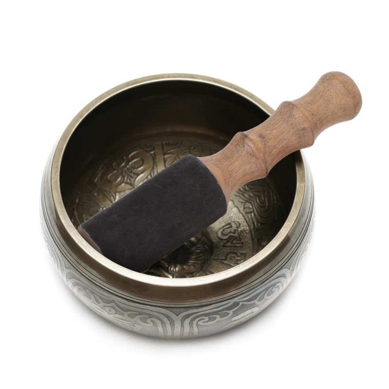 BIUDECO Singing Bowl Mallet Durable Wooden Striker for Meditation and