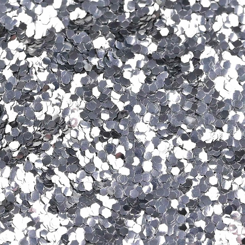nailmatic NM Pure Glitter #Silver L/Large Particles