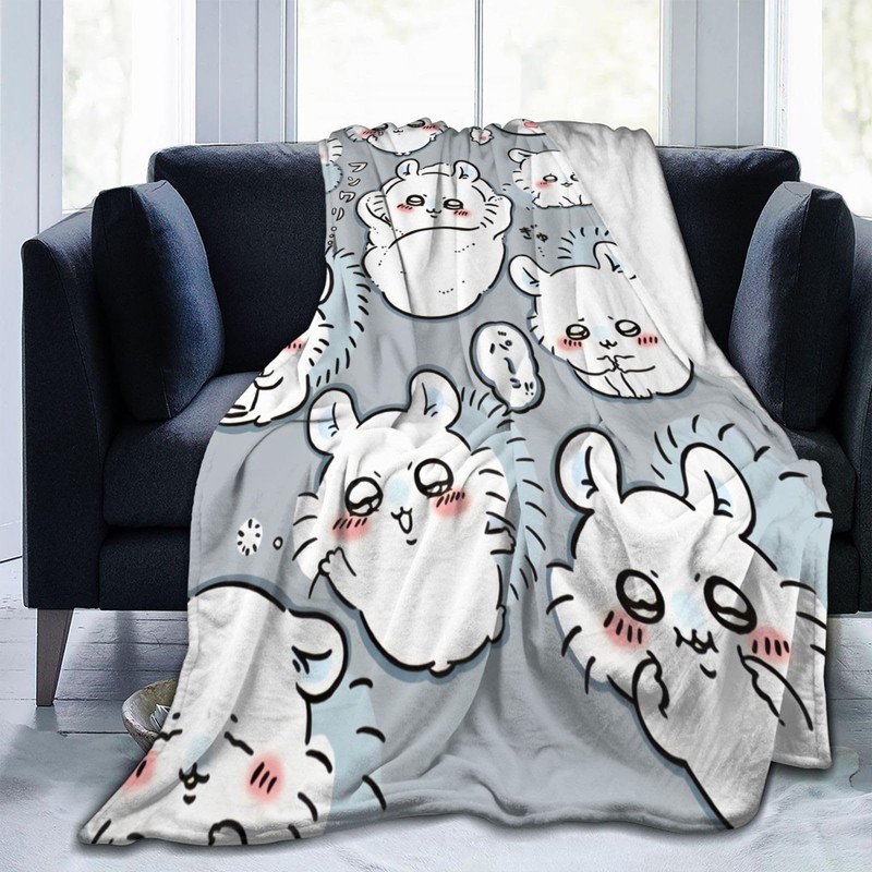 Chiikawa Blanket, Flannel Soft Fluffy Blanket, Single, Dust Mite Resistant,