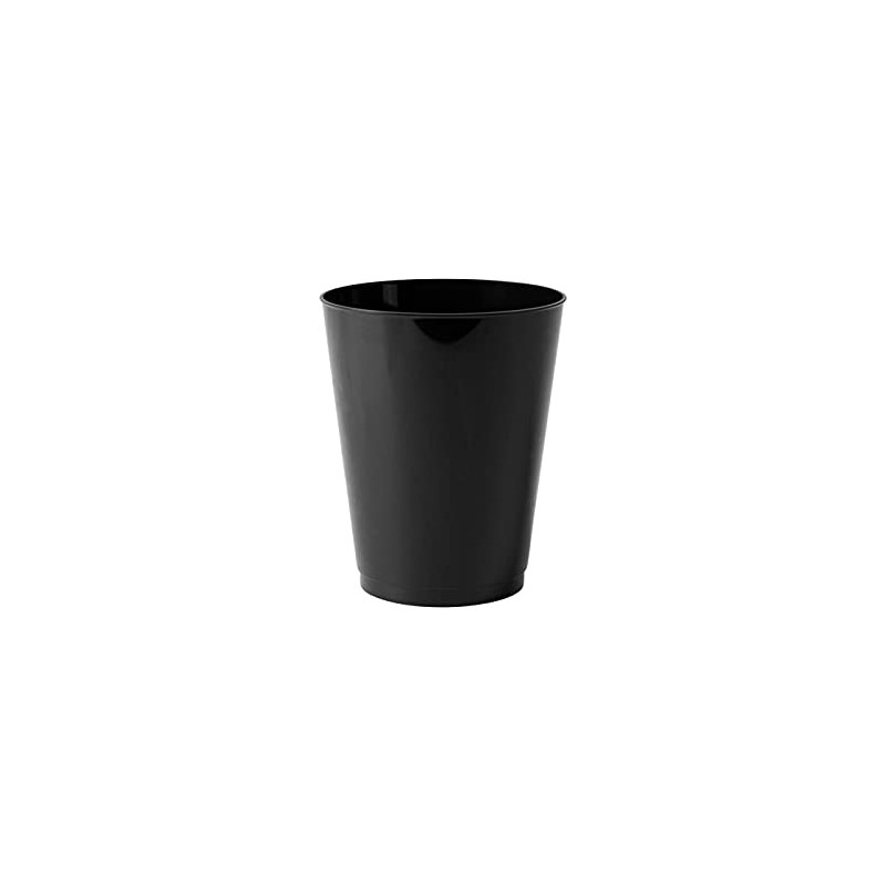 PLASTICPRO Disposable 12 oz Black Plastic Tumblers for Party's &