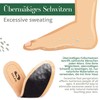 Marol Activated Carbon Insoles for Sweaty Feet Perforated Real Leather