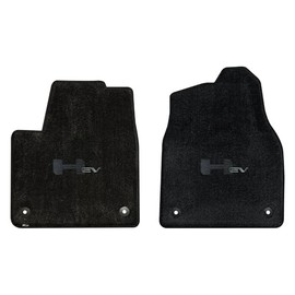 Lloyd Mats Custom-Fit Carpeted Floor Mats Premium Luxury Car Floor Liners for GMC Hummer EV Pick UP 2022-ON LogoMat 2PC Set Charcoal