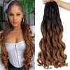 Curly Braiding Hair, 24 Inch (61 cm) Pre Stretched Bouncy