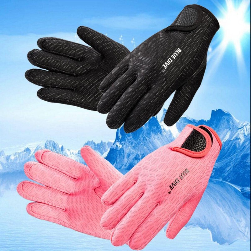 EXCEREY 1.5MM Surf Snorkeling Gloves Float Gloves Swimming Gloves Neoprene