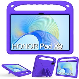 XLTTONG for Honor Pad X9 11.5 inch Case 2023,Kids Boy Girls EVA Shockproof Cover Case for Honor Pad X9,with Stand Handle (Purple)