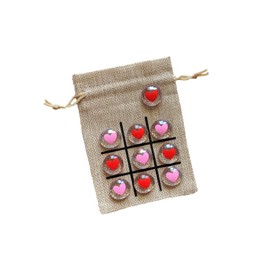 Birthday Party Themed Tic Tac Toe Sets (Hearts)