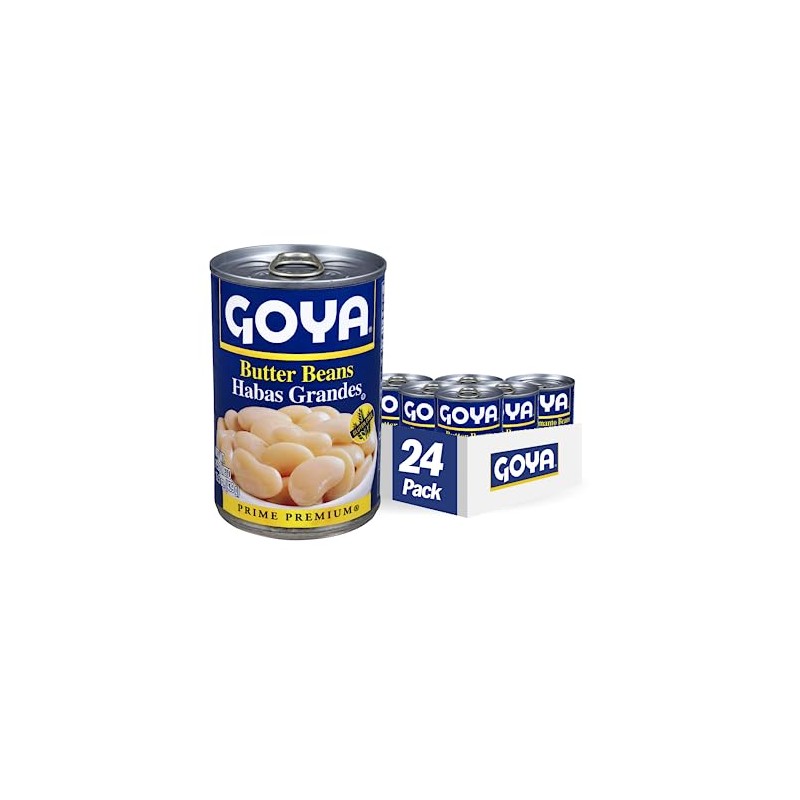 Goya Foods Butter Beans, 15.5 Ounce (Pack of 24)