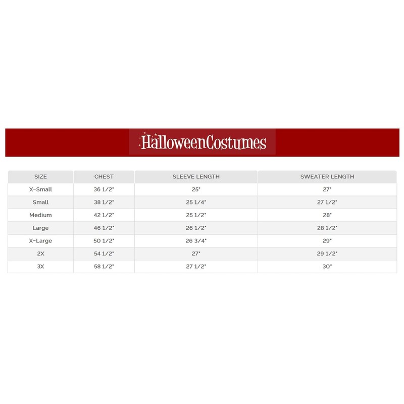 Fun Costumes Adult Buddy the Elf Ugly Christmas Sweater Medium