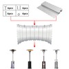 Patio Heater Reflector Shield, Upgraded 12" Height Heat Focusing Reflector