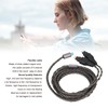 2Pin Sound Cable 3 in 1 Silver Plated Copper Cable