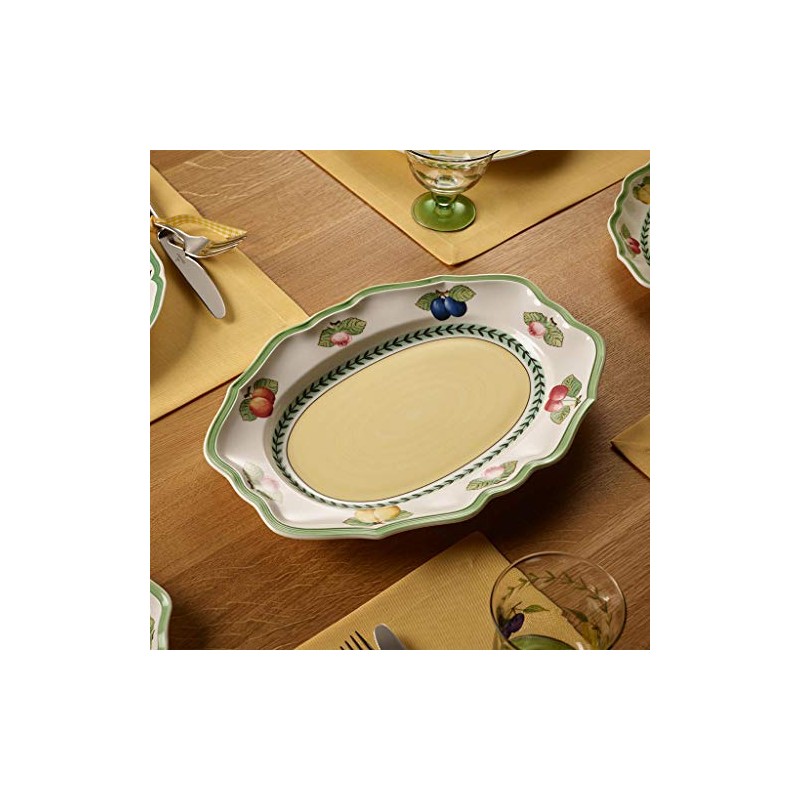 Villeroy & Boch French Garden Fleurence Oval Platter, 14.5 in,