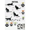 prendre PR-3DCAT-SV 3D Sticker Cat Paw Car Sticker Accessory Cat