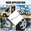 X AUTOHAUX 9.8" Flexible Tire Inflator Hose Adapter M6 with