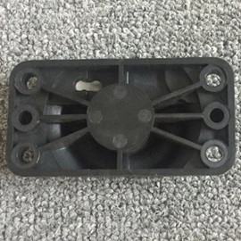 Kayak Navigation Frame, Kayak Rectangular Mount Base, Frame Accessories Kayak Rod Holder for Outdoor Fishing Mounting Essential Tools (Black, 10 * 5 * 2.5CM)