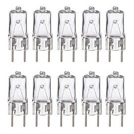Deezio Xenon G8 35w 120v Bulb 120V T4 Light Bulbs 190Lumen G8 Base 120 Volt JCD Type, Pack of 10