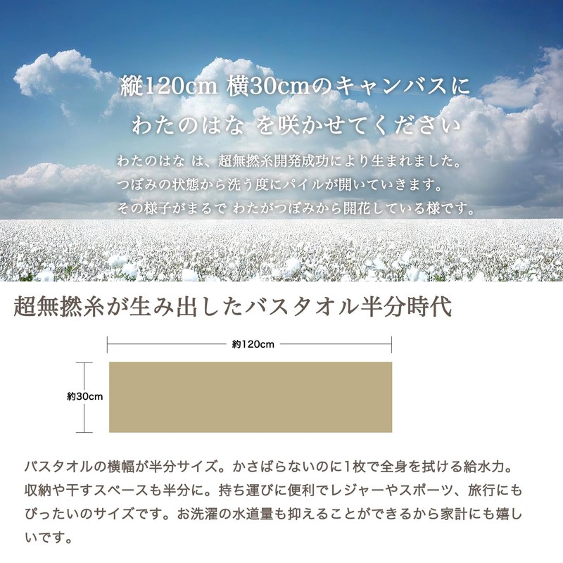 Super No-Twist Yarn Towel, No.1 Imabari Towel, Hotel Specifications, Fluffy,