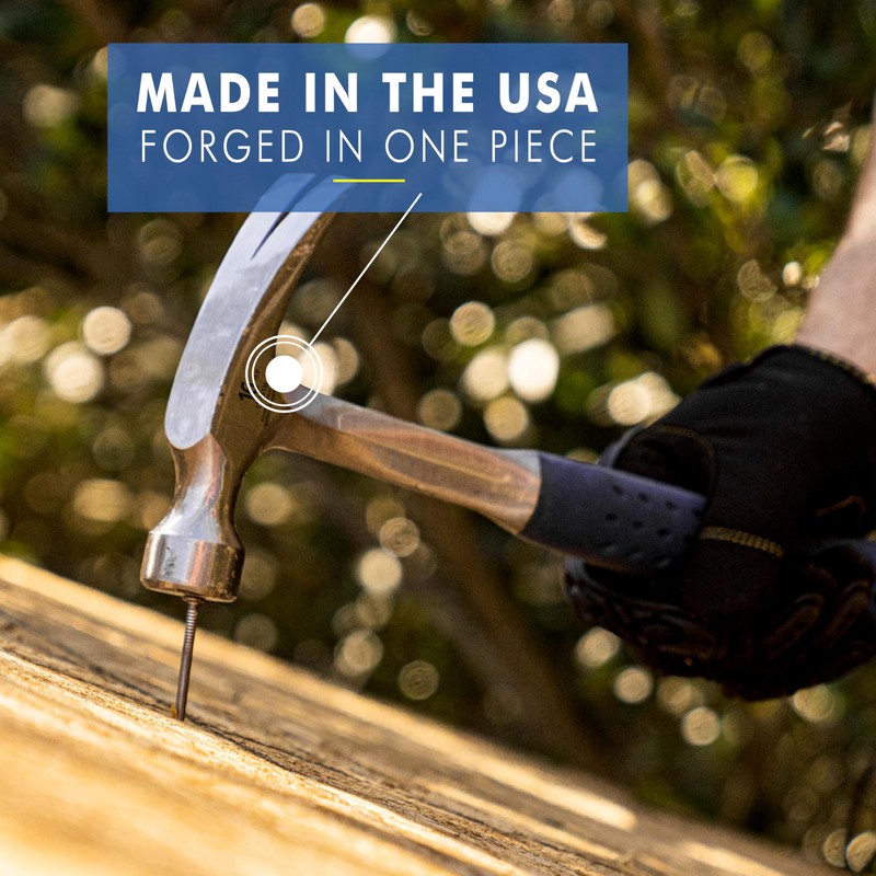 ESTWING Hammer - 16 oz Straight Rip Claw with Smooth