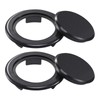 DHinkyoung 2 Set Parasol Hole Rings Plastic Patio Umbrella Table