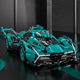 Super Sports Car Building Blocks Sets, 1280 Pieces 1:14 Drift Car Building Blocks, Model Building Set for Adults, Technic Sports Car Building Blocks, Racing Car Model Compatible with Large Brands