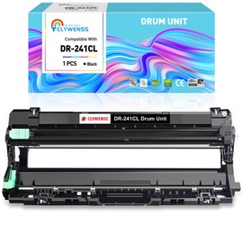 Clywenss DR241CL Drum Unit Compatible with Brother DR-241CL DR-241 DR241 for DCP-9015CDW 9020CDW 9022CDW HL-3140CW 3142CW 3150CDN 3150CDW 3170CDW MFC-9130CDN 9140CDN 9330CDW 9340CDW Printer, 1-Black