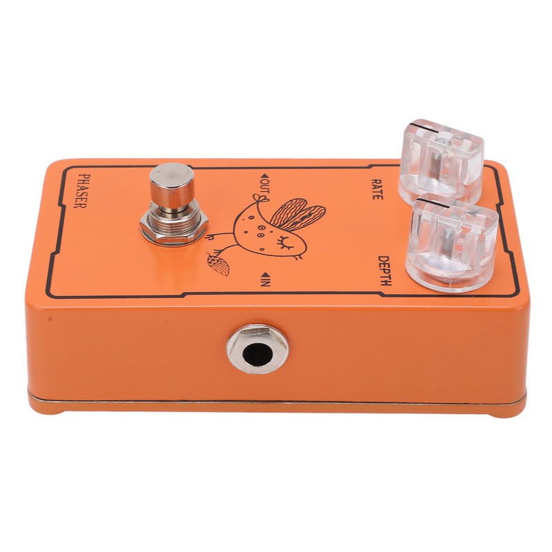 Phase Effect Metal Rate Depth Knobs Guitar Monoblock Phaser Pedal