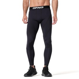DFND Men's Recover Rx Compression Pants – Graduated Compression for Recovery & Performance, Reduces Fatigue & Soreness - Made in USA - Black - Medium