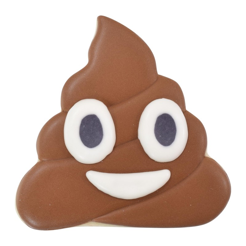 R & M International Poop Emoji Cookie Cutter, One Size,